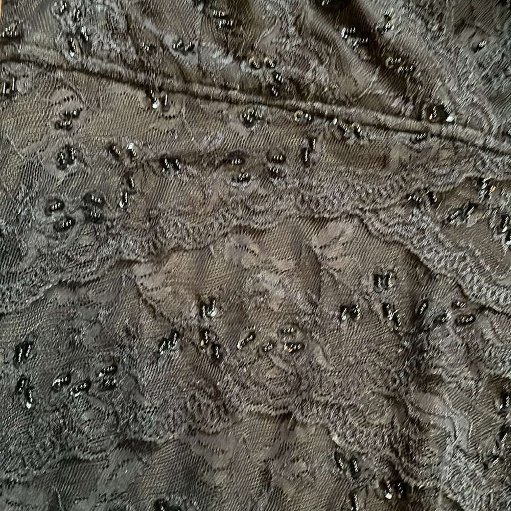Black lace beaded dress - Picture 2 of 2